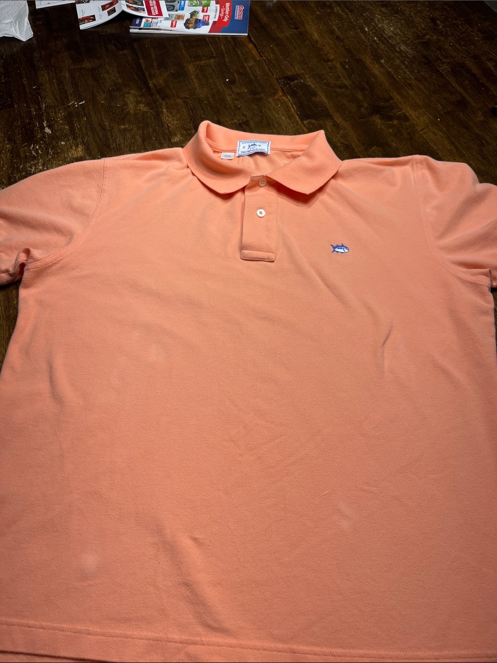 Southern tide the skipjack polo Peach Short-Sleevesize medium 38